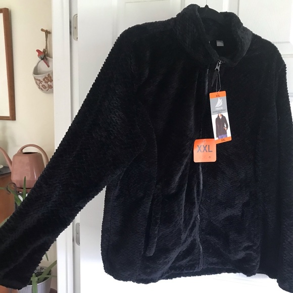 Women’s XXL Free2b braided butter piled zip up jacket. New with tags. - Picture 5 of 6